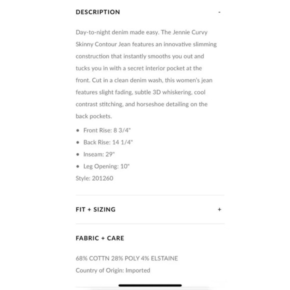 True Religion Dark Wash Curvy Contour Skinny Jeans Size 26 - Picture 7 of 15